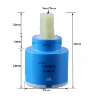 Ceramic Cartridge Faucet Cartridge Mixer 35mm